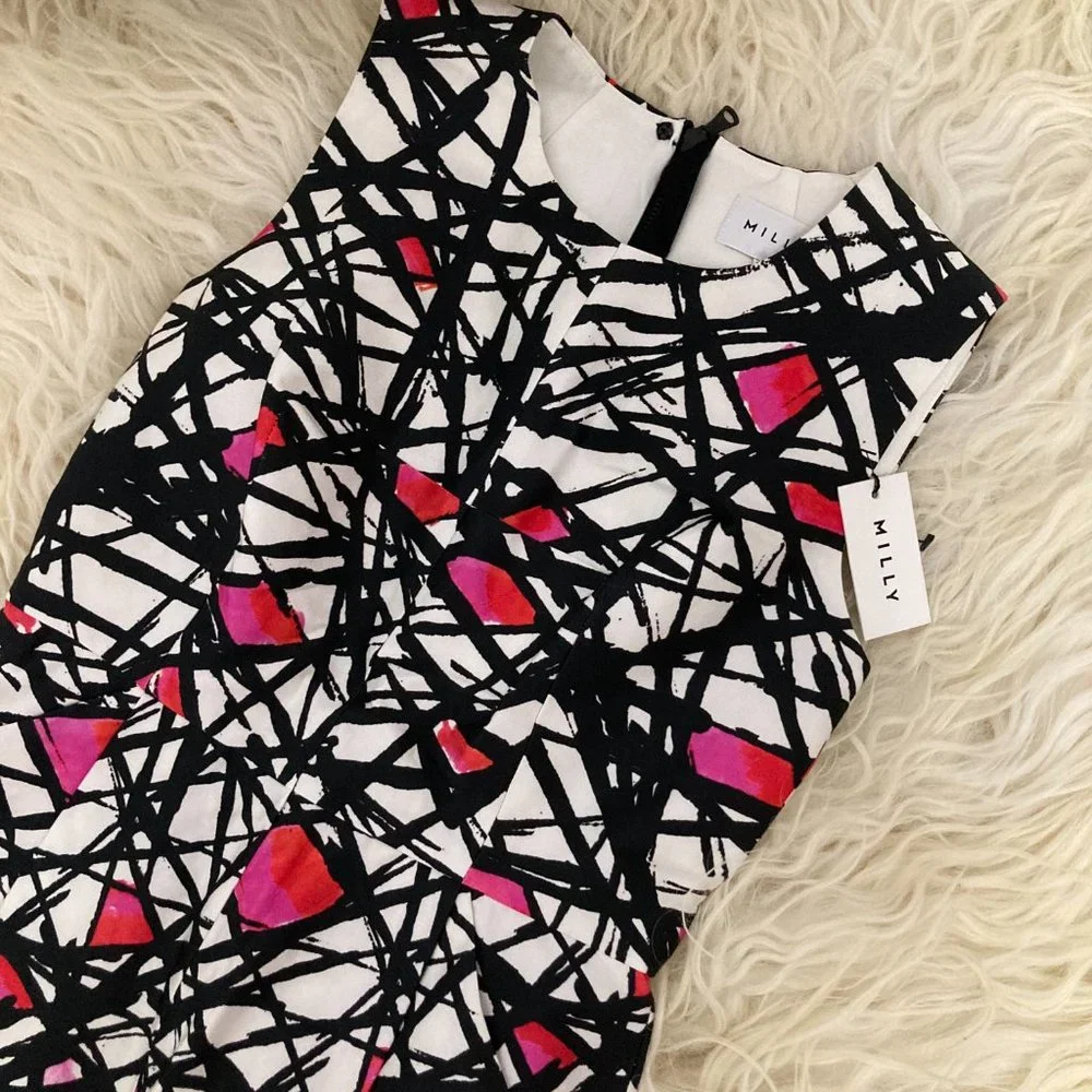 MILLY Printed Mini Dress - Picture 5 of 10